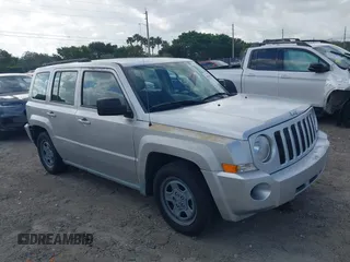 2010 Jeep Patriot Sport with VIN 1J4NT2GB7AD553586, listed as a IAAI auction lot 41955344 with 143,238 mi miles. Bid and sale history available at carsss.com. Image 1.
