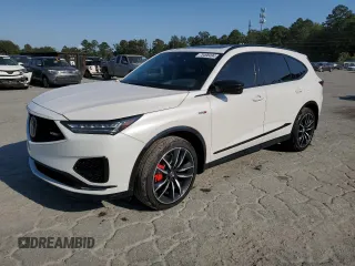 2023 Acura MDX Type S w/Advance Package with VIN 5J8YD8H85PL004281, listed as a Copart auction lot 75498494 with 19,545 mi miles and Salvage Title. Bid and sale history available at carsss.com. Image 1.