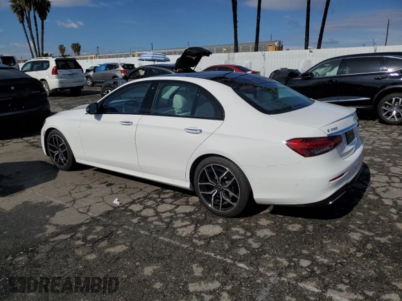 2023 Mercedes-Benz E-Class E 350 with VIN W1KZF8DB8PB146909, listed as a Copart auction lot 42498035 with 7,476 mi miles and Salvage Title. Bid and sale history available at carsss.com. Image 2.
