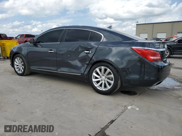 2014 Buick LaCrosse Leather with VIN 1G4GB5G39EF177040, listed as a Copart auction lot 54257695 with 128,690 mi miles and Salvage Title. Bid and sale history available at DreamBid. Image 2.