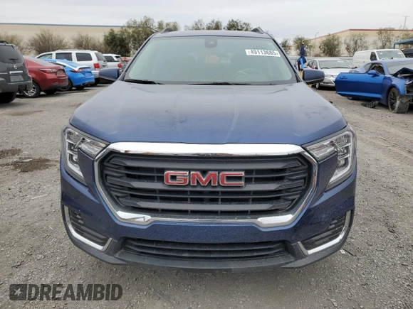 2022 GMC Terrain SLE with VIN 3GKALMEV0NL170221, listed as a Copart auction lot 49113685 with 21,209 mi miles and Salvage Title. Bid and sale history available at carsss.com. Image 5.