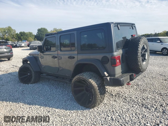 2018 Jeep Wrangler Unlimited Rubicon with VIN 1C4HJXFN9JW315938, listed as a Copart auction lot 86741084 with 83,965 mi miles and Salvage title. Bid and sale history available at DreamBid. Image 2.