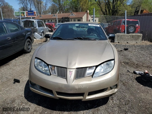 2005 Pontiac Sunfire with VIN 3G2JB12F05S201956, listed as a Copart auction lot 53647585 with 0 mi miles and Salvage Title. Bid and sale history available at carsss.com. Image 5.