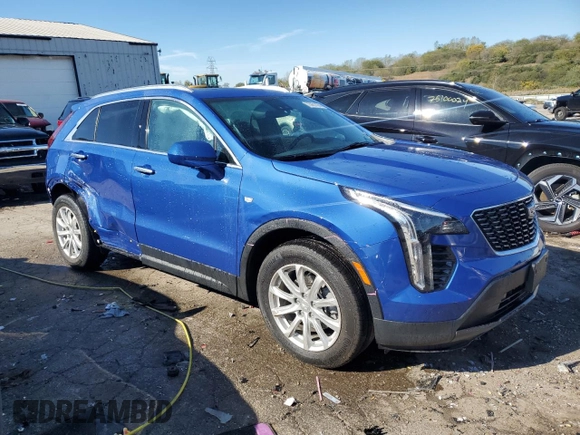 2023 Cadillac XT4 AWD Luxury with VIN 1GYFZBR46PF170575, listed as a Copart auction lot 75931784 with 8,561 mi miles and Salvage Title. Bid and sale history available at carsss.com. Image 4.