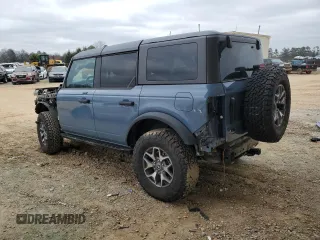 2023 Ford Bronco with VIN 1FMEE5DH6PLC15360, listed as a Copart auction lot 87738305 with 3,389 mi miles and Salvage Title. Bid and sale history available at DreamBid. Image 2.