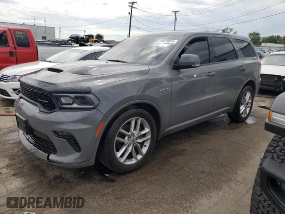 2021 Dodge Durango R/T with VIN 1C4SDJCT1MC801419, listed as a Copart auction lot 68639814 with 75,600 mi miles and Clean Title. Bid and sale history available at DreamBid. Image 1.