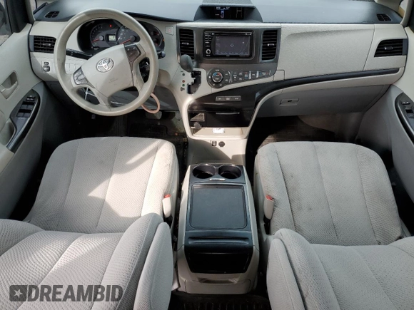 2014 Toyota Sienna LE with VIN 5TDJK3DC7ES073648, listed as a Copart auction lot 50554095 with 136,236 mi miles and Salvage Title. Bid and sale history available at DreamBid. Image 8.