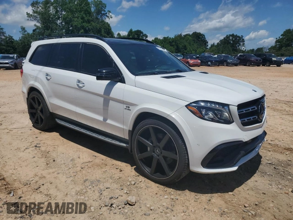 2017 Mercedes-Benz GLS 63 AMG with VIN 4JGDF7FE8HA978419, listed as a Copart auction lot 61480345 with 78,594 mi miles and Clean title. Bid and sale history available at DreamBid. Image 4.