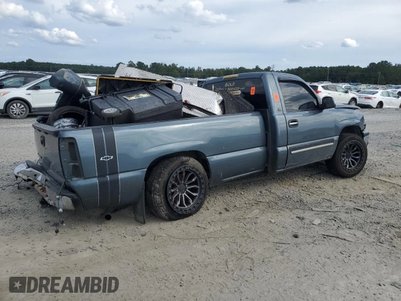 2006 Chevrolet Silverado 1500 LS with VIN 1GCEC14T46E243734, listed as a Copart auction lot 70034064 with 0 mi miles and Salvage Title. Bid and sale history available at carsss.com. Image 3.