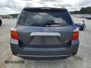 2010 Toyota Highlander Limited with VIN 5TDDK3EH1AS002074, listed as a Copart auction lot 61132555 with 69,600 mi miles and Salvage title. Bid and sale history available at DreamBid. Image 6.