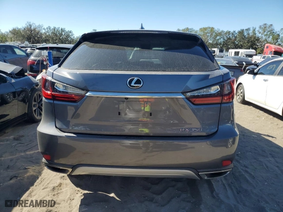 2022 Lexus RX with VIN 2T2AZMAA1NC228154, listed as a Copart auction lot 81828124 with 45,689 mi miles and Salvage Title. Bid and sale history available at carsss.com. Image 6.
