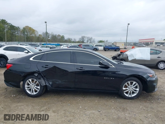 2018 Chevrolet Malibu LT with VIN 1G1ZD5ST0JF145580, listed as a IAAI auction lot 41928184 with 170,566 mi miles and . Bid and sale history available at DreamBid. Image 13.
