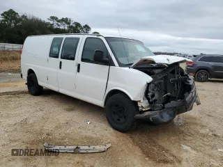 2011 Chevrolet Express Cargo Van with VIN 1GCZGUCG6B1148251, listed as a Copart auction lot 42581275 with Not Provided miles and Salvage Title. Bid and sale history available at carsss.com. Image 4.