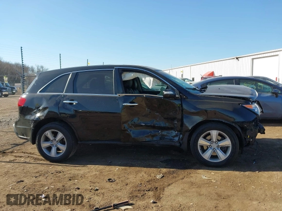 2011 Acura MDX with VIN 2HNYD2H2XBH525102, listed as a IAAI auction lot 41791472 with 165,355 mi miles. Bid and sale history available at carsss.com. Image 14.