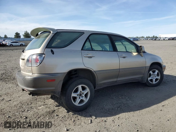2002 Lexus RX 300 with VIN JTJHF10U120270588, listed as a Copart auction lot 52888125 with 243,985 mi miles and Salvage Title. Bid and sale history available at carsss.com. Image 3.