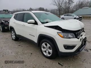 2021 Jeep Compass Altitude with VIN 3C4NJDBB7MT503266, listed as a Copart auction lot 51506075 with 77,524 mi miles and Salvage title. Bid and sale history available at DreamBid. Image 4.