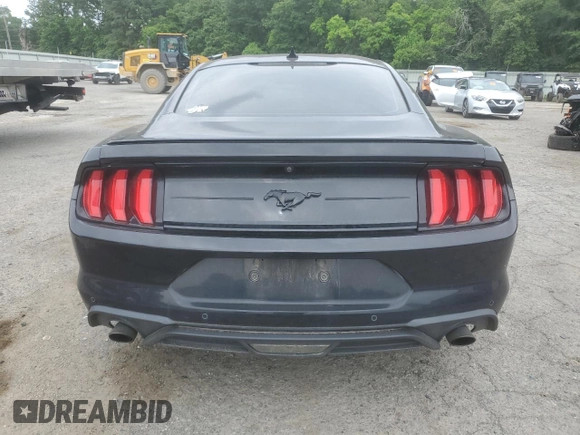 2020 Ford Mustang EcoBoost with VIN 1FA6P8THXL5167016, listed as a Copart auction lot 53703615 with 45,468 mi miles and Salvage Title. Bid and sale history available at carsss.com. Image 6.