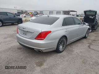 2019 Genesis G90 3.3T Premium with VIN KMTF34JA4KU058688, listed as a IAAI auction lot 41501184 with 85,530 mi miles. Bid and sale history available at carsss.com. Image 4.