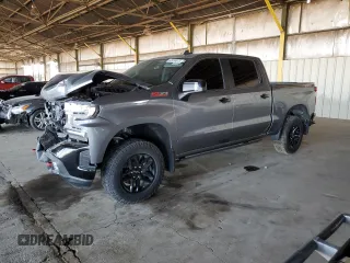 2021 Chevrolet Silverado 1500 LT Trail Boss with VIN 1GCPYFED0MZ286634, listed as a Copart auction lot 52938975 with 47,133 mi miles and Salvage Title. Bid and sale history available at DreamBid. Image 1.
