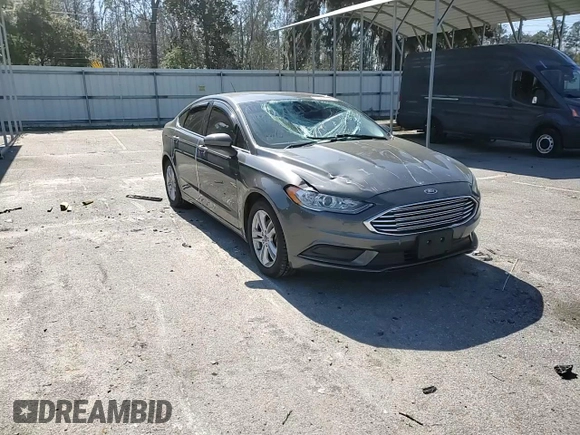 2018 Ford Fusion SE with VIN 3FA6P0HD1JR252599, listed as a Copart auction lot 45666525 with 61,405 mi miles and Salvage Title. Bid and sale history available at DreamBid. Image 11.