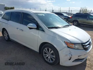 2016 Honda Odyssey EX-L z VIN 5FNRL5H63GB128474, wystawiony jako IAAI lot #42194811 z przebiegiem 75 063 mil mil oraz . Historia ofert i sprzedaży dostępna na DreamBid. Obrazek 1.