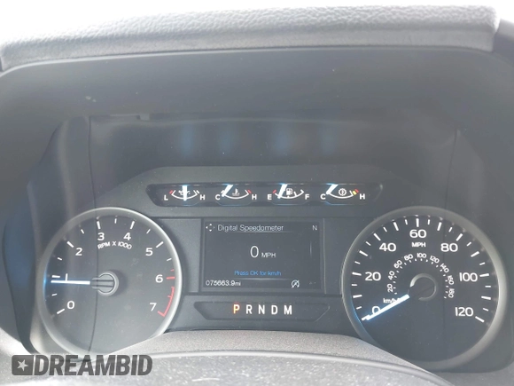 2019 Ford F-150 XL with VIN 1FTEW1EP4KFA39867, listed as a IAAI auction lot 42742229 with 75,663 mi miles and . Bid and sale history available at DreamBid. Image 7.