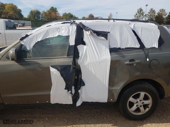 2007 Hyundai Santa Fe GLS with VIN KM8SG13D57U098448, listed as a Copart auction lot 33051641 with 0 mi miles and Non Repairable. Bid and sale history available at carsss.com. Image 9.
