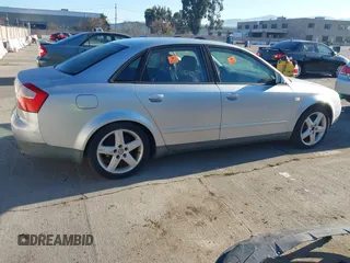 2003 Audi A4 1.8T with VIN WAUJC68E23A152159, listed as a IAAI auction lot 41350198 with 140,891 mi miles. Bid and sale history available at carsss.com. Image 4.