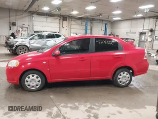 2008 Chevrolet Aveo LS with VIN KL1TD56618B041867, listed as a IAAI auction lot 42208722 with 133,667 mi miles and . Bid and sale history available at DreamBid. Image 12.