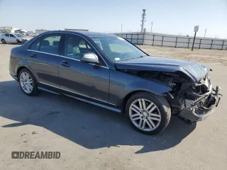 2008 Mercedes-Benz C 300 Sport with VIN WDDGF54X38F128877, listed as a Copart auction lot 59931295 with 190,383 mi miles and Salvage title. Bid and sale history available at DreamBid. Image 4.