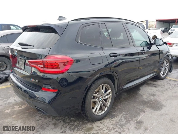 2021 BMW X3 M40i with VIN 5UXTY9C02M9F43214, listed as a IAAI auction lot 41366085 with 45,503 mi miles. Bid and sale history available at carsss.com. Image 4.