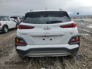 2019 Hyundai Kona Ultimate with VIN KM8K5CA51KU221572, listed as a Copart auction lot 85927904 with 0 mi miles and Salvage Title. Bid and sale history available at carsss.com. Image 6.