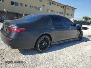 2024 Mercedes-Benz S 580e with VIN W1K6G6KBXRA276299, listed as a Copart auction lot 52619025 with 22,364 mi miles and Salvage Title. Bid and sale history available at DreamBid. Image 3.