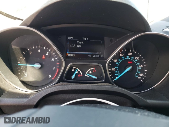2015 Ford Escape Titanium with VIN 1FMCU9J94FUB31934, listed as a Copart auction lot 58327654 with 93,581 mi miles and Salvage Title. Bid and sale history available at carsss.com. Image 9.