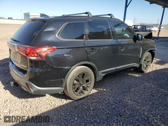 2018 Mitsubishi Outlander SE with VIN JA4AD3A39JZ022167, listed as a Copart auction lot 57228095 with 111,104 mi miles and Salvage title. Bid and sale history available at DreamBid. Image 3.