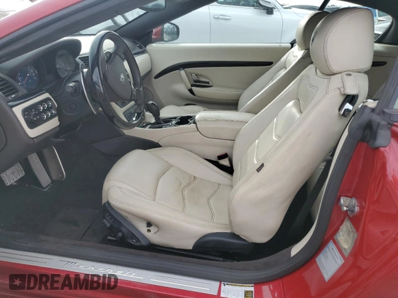 2012 Maserati GranTurismo Sport with VIN ZAM45MMA6C0064413, listed as a Copart auction lot 75126704 with Not provided miles and Salvage title. Bid and sale history available at DreamBid. Image 7.