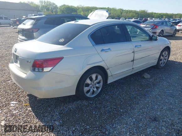 2010 Honda Accord EX-L with VIN 1HGCP3F89AA031753, listed as a IAAI auction lot 42156585 with 215,453 mi miles and . Bid and sale history available at DreamBid. Image 4.