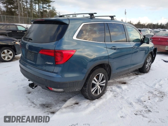 2018 Honda Pilot EX-L with VIN 5FNYF6H57JB007065, listed as a IAAI auction lot 41418432 with 123,806 mi miles. Bid and sale history available at carsss.com. Image 4.