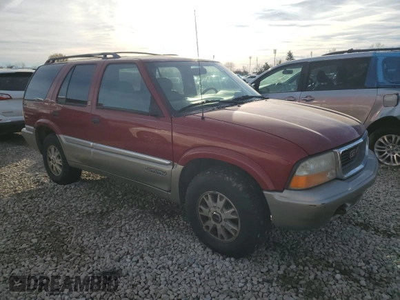 1998 GMC Jimmy SLE with VIN 1GKDT13W7W2527579, listed as a Copart auction lot 80160534 with 0 mi miles and Clean Title. Bid and sale history available at carsss.com. Image 4.