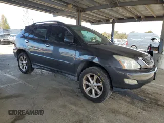 2009 Lexus RX 350 with VIN 2T2HK31U19C109128, listed as a Copart auction lot 52909855 with 109,063 mi miles and Salvage Title. Bid and sale history available at DreamBid. Image 4.