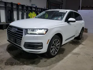 2018 Audi Q7 Premium Plus z VIN WA1LHAF76JD017874, wystawiony jako Copart lot #84276004 z przebiegiem 109 792 mil mil oraz Szkoda całkowita • Salvage title. Historia ofert i sprzedaży dostępna na DreamBid. Obrazek 1.