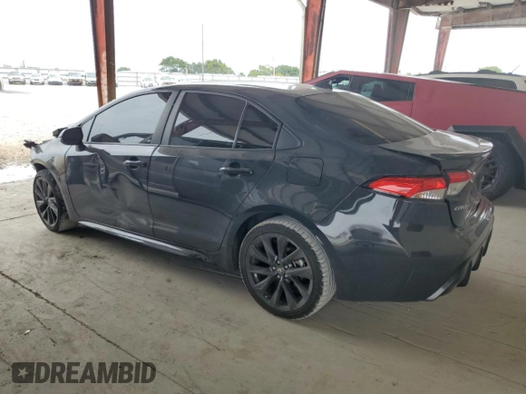2023 Toyota Corolla SE with VIN 5YFS4MCE7PP140333, listed as a Copart auction lot 51802345 with 33,466 mi miles and Non Repairable. Bid and sale history available at carsss.com. Image 2.