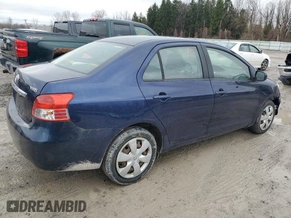 2007 Toyota Yaris with VIN JTDBT923171180444, listed as a Copart auction lot 52690685 with 140,580 mi miles and Salvage Title. Bid and sale history available at carsss.com. Image 3.