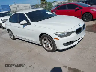 2014 BMW 3 Series 328i with VIN WBA3A5C52EF604861, listed as a IAAI auction lot 41701480 with Not Provided miles. Bid and sale history available at carsss.com. Image 1.