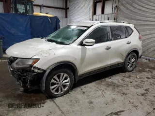 2016 Nissan Rogue SV with VIN KNMAT2MT7GP600639, listed as a Copart auction lot 41833705 with 63,773 mi miles and Salvage Title. Bid and sale history available at carsss.com. Image 1.