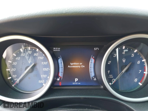 2016 Maserati Ghibli S z VIN ZAM57RSA0G1175621, wystawiony jako IAAI lot #42055212 z przebiegiem 52 731 mil mil oraz . Historia ofert i sprzedaży dostępna na DreamBid. Obrazek 7.