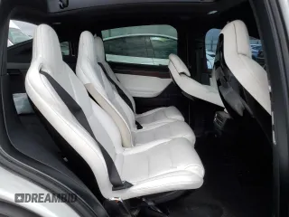 2016 Tesla Model X 70D with VIN 5YJXCAE28GF017100, listed as a Copart auction lot 50081235 with 126,962 mi miles and Salvage Title. Bid and sale history available at DreamBid. Image 12.