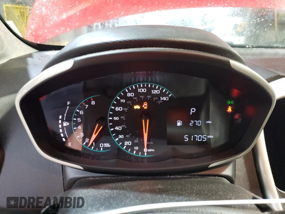 2020 Chevrolet Sonic LT with VIN 1G1JD6SB1L4122494, listed as a Copart auction lot 51142905 with 51,705 mi miles and Salvage title. Bid and sale history available at DreamBid. Image 9.