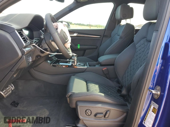 2024 Audi SQ5 Sportback Premium Plus with VIN WA124AFY2R2088187, listed as a Copart auction lot 73215564 with 106 mi miles and Salvage title. Bid and sale history available at DreamBid. Image 7.