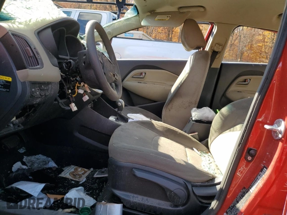 2014 Kia Rio EX with VIN KNADN5A39E6419443, listed as a Copart auction lot 78812034 with 111,229 mi miles and Salvage Title. Bid and sale history available at carsss.com. Image 7.